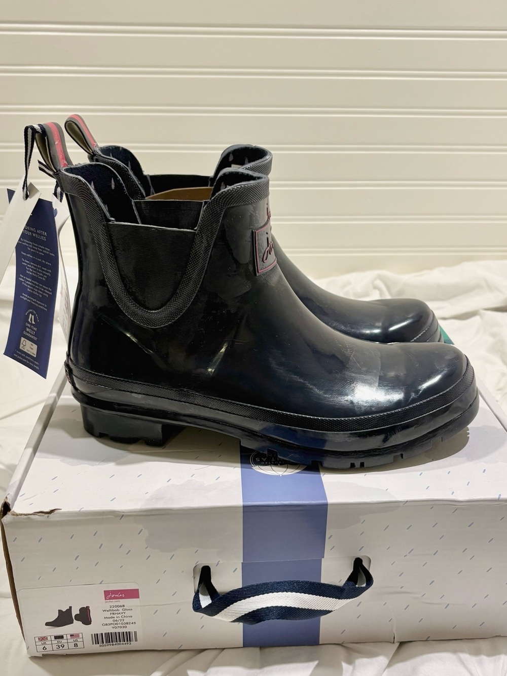 Joules Wellibob High Gloss Chelsea Rain Boot